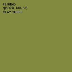 #818B40 - Clay Creek Color Image